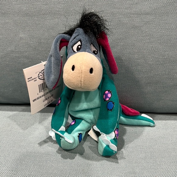 3/$25 The Disney store Halloween mini beanbag dinosaur Eeyore 9" - Picture 1 of 5